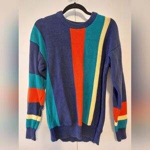 John Ashford Vintage Colorful Sweater